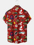 Men's Christmas Funny Graphic Short Sleeve Hawaiian Shirt